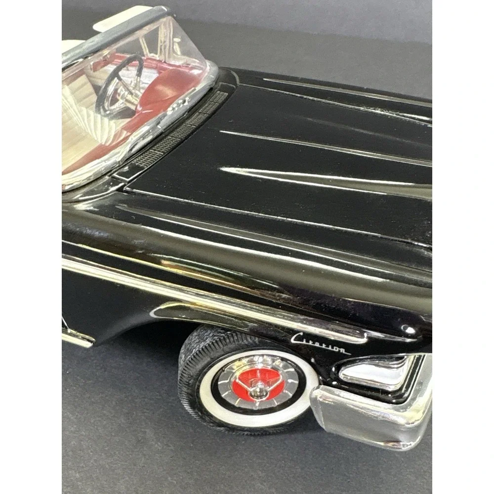 1958 Edsel Citation Convertible 1:18 Diecast Car Black Red No Box